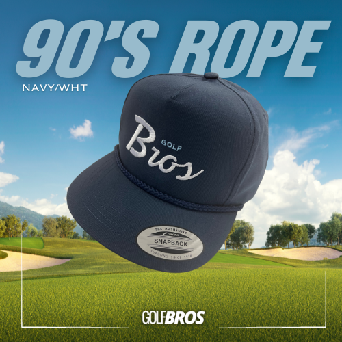 90's Rope Hats  Snapback (Navy, Carolina) – Golf Bros Golf