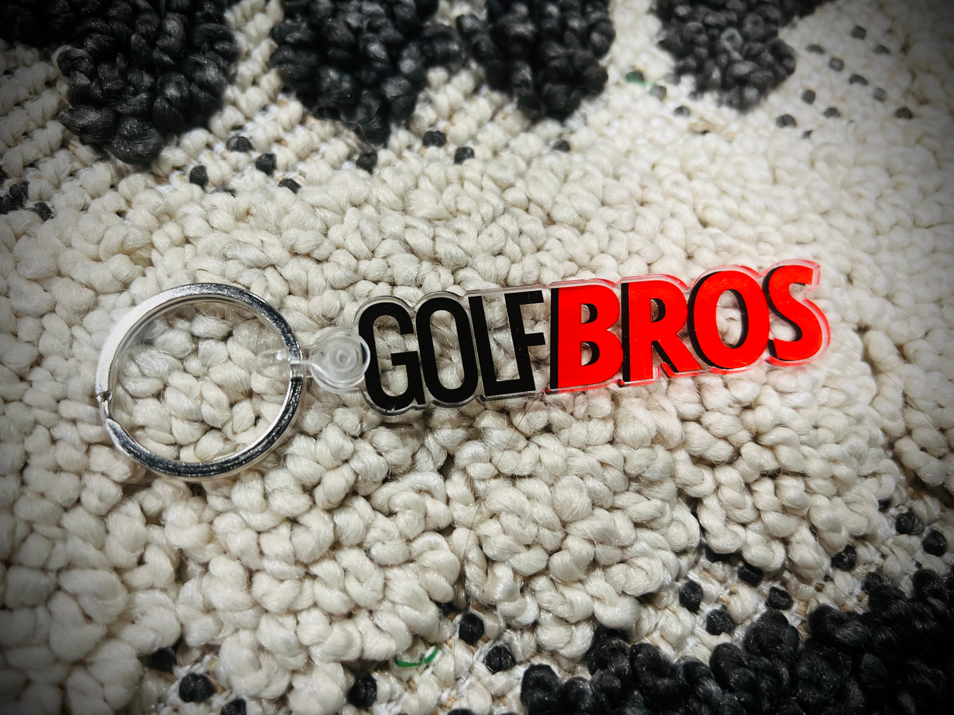 Golf Bros Logo keychain